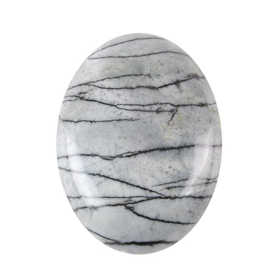 Zebra Jasper Gemstone – Cabochon Oval 30mm x 40mm – Pkg/1 Online Hot Sale