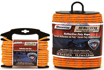 1/4 X50  ORANGE REFLECTIVE ROPE Sale