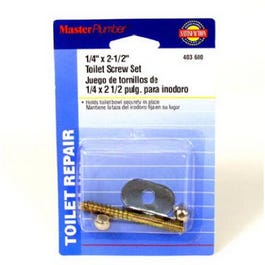 1/4 x 2-1/2-Inch Steel Toilet Screw on Sale