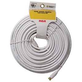 100-Ft. White RG6 Coax Cable With “F” Connectors Fashion