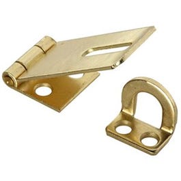1.75-In. Dull Brass Safety Hasp Supply