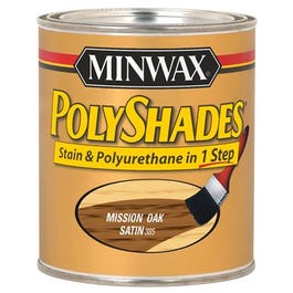 1-Qt. Mission Oak Satin Polyshades Wood Stain Discount