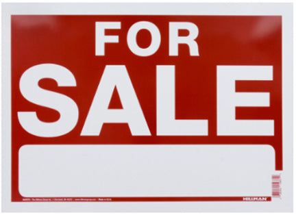 10 X 14 RED AND WHITE FOR SALE SIGN Online Sale