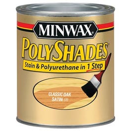 1-Qt. Classic Oak Satin Polyshades Wood Stain Hot on Sale
