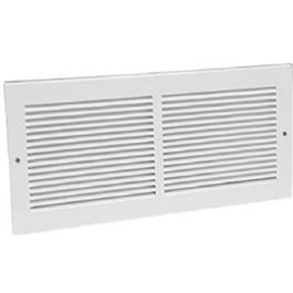 10 x 6-Inch White Sidewall Return Air Grille Discount