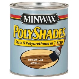 1-Qt. Mission Oak Gloss Polyshades Wood Stain Fashion