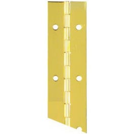 1.5 x 48-In. Brass Continuous Hinge Supply