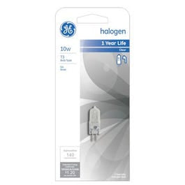 10-Watt T-3 Bi-Pin Quartz Halogen Lamp Discount