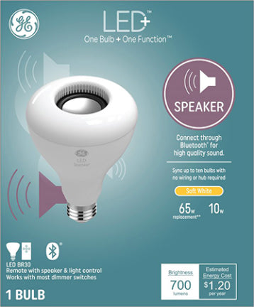 10W LED+ Soft W BR30 SPEAKER BULB Online Sale